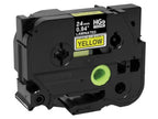 Brother HGE6515PK label-making tape Black on yellow HSe/HGe/TZe