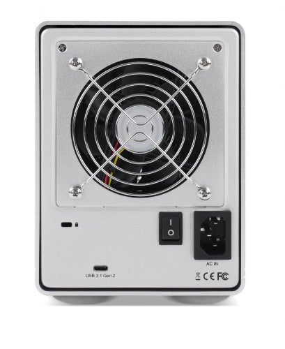 OWC Mercury Elite Pro Quad HDD enclosure Silver 2.5/3.5"