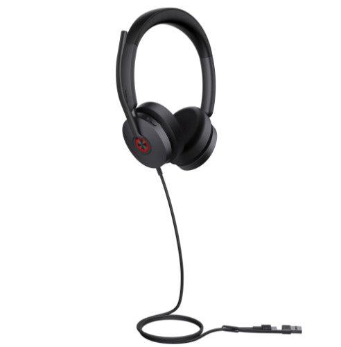 Yealink UH48 Dual UC USB-C/A Headset Wired Head-band Calls/Music USB Type-C / USB Type-A Black