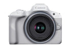 Canon EOS R50 Mirrorless Camera with 18-45mm Lens MILC 24.2 MP CMOS 6000 x 4000 pixels White