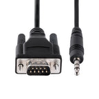 StarTech.com 9M351M-RS232-CABLE cable gender changer DB-9 3.5mm Black