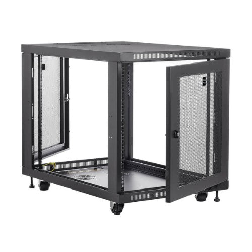 Tripp Lite SR12UB rack cabinet 12U Freestanding rack Black