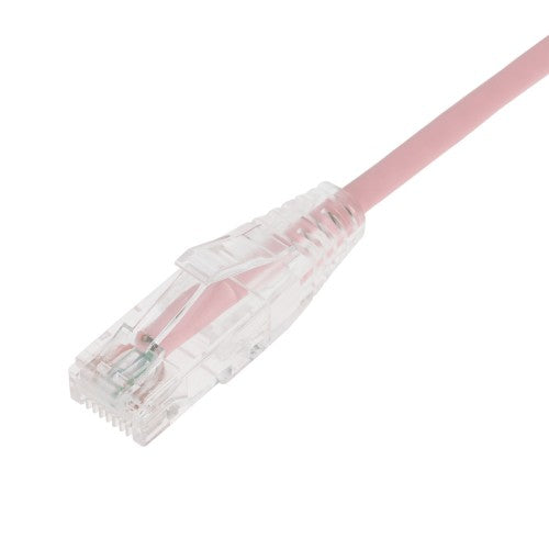 AddOn Networks ADD-3FSLCAT6A-PK networking cable Pink 35.4" (0.9 m) Cat6a U/UTP (UTP)