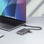 StarTech.com 5G4AC-USB-C-HUB interface hub USB 3.2 Gen 1 (3.1 Gen 1) Type-C 5000 Mbit/s Gray