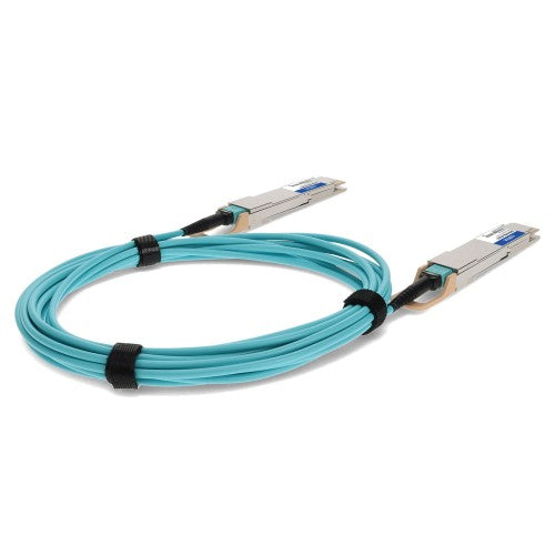 AddOn Networks QSFPDD4-400G-AOC3M-AO InfiniBand/fibre optic cable 118.1" (3 m) QSFP-DD AOC Aqua color