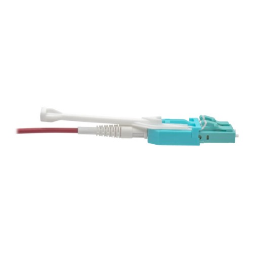 Tripp Lite N821-02M-MG-T InfiniBand/fibre optic cable 78.7" (2 m) 2x LC Magenta, Turquoise, White