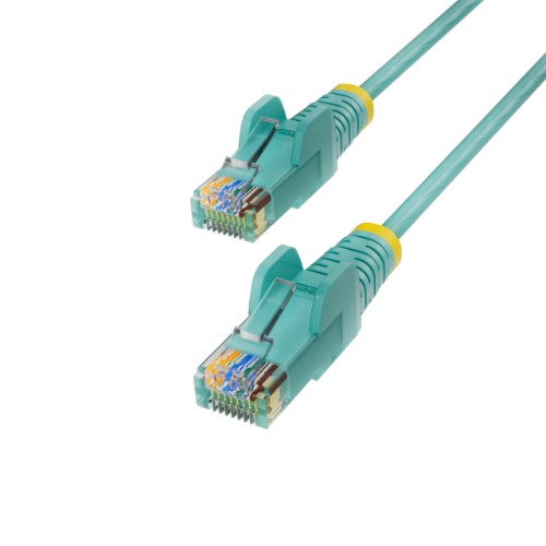 StarTech.com N6PAT6AQS networking cable Aqua color 70.9" (1.8 m) Cat6 U/UTP (UTP) Round