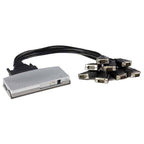 StarTech.com ICUSB2328 interface hub USB 2.0 Type-B Silver