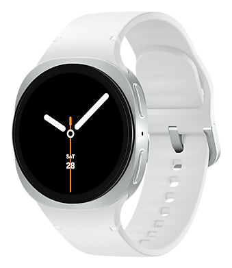 Samsung Galaxy Watch8 1.3" AMOLED 40 mm Digital 438 x 438 pixels Touchscreen Silver Wi-Fi GPS (satellite)