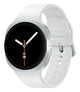 Samsung Galaxy Watch8 1.3" AMOLED 40 mm Digital 438 x 438 pixels Touchscreen Silver Wi-Fi GPS (satellite)