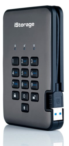 iStorage diskAshur PRO2 external hard drive 2 TB USB Type-A 3.2 Gen 1 (3.1 Gen 1) Black