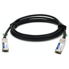 AddOn Networks QSFP-100G-PDAC0-5M-I-AO InfiniBand/fibre optic cable 19.7" (0.5 m) QSFP28 Black, Silver