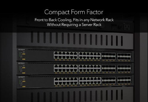 NETGEAR XSM4340V-TAANES network switch Managed L3 10G Ethernet (100/1000/10000) Power over Ethernet (PoE) 1U Black