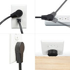 StarTech.com RTPAC1016 power cable Black 70.9" (1.8 m) NEMA 5-15P NEMA 5-15R