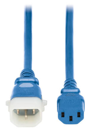 Eaton P005-E03-ABL-6 power cable Blue 35.4" (0.9 m) C14 coupler C13 coupler