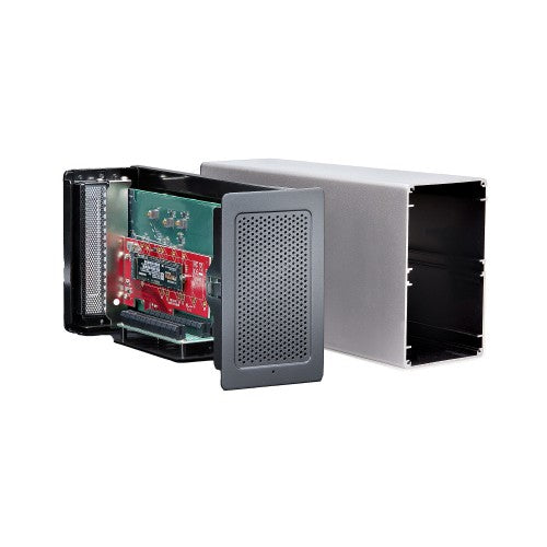 StarTech.com 2TBT3-PCIE-ENCLOSURE laptop dock/port replicator Wired Thunderbolt 3 Silver