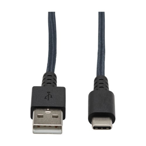 Tripp Lite U038-003-GY-MAX USB cable USB 2.0 35.8" (0.91 m) USB A USB C 0.48 Gbit/s Gray