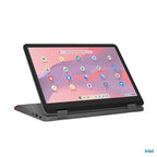 Lenovo 500e Yoga Chromebook Gen 4 Intel® N N100 12.2" Touchscreen WUXGA 4 GB LPDDR5-SDRAM 32 GB eMMC Wi-Fi 6E (802.11ax) ChromeOS US English Gray