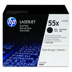 CE255XD (55X) Toner black, 12.5K pages, Pack qty 2