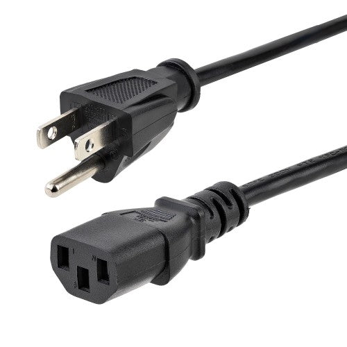 StarTech.com PXT101 power cable Black 70.9" (1.8 m) NEMA 5-15P C13 coupler
