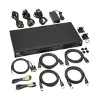Tripp Lite B024-H4U16 KVM switch Rack mounting Black