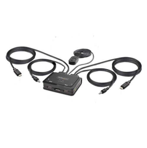 StarTech.com C2-D46-UC2-CBL-KVM KVM switch Black