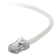 Belkin Cat5e, 50ft, 1 x RJ-45, 1 x RJ-45, White networking cable 600" (15.2 m)