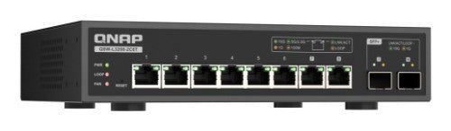 QNAP QSW-L3208-2C6T-US network switch Managed L2 10G Ethernet (100/1000/10000) Desktop Black
