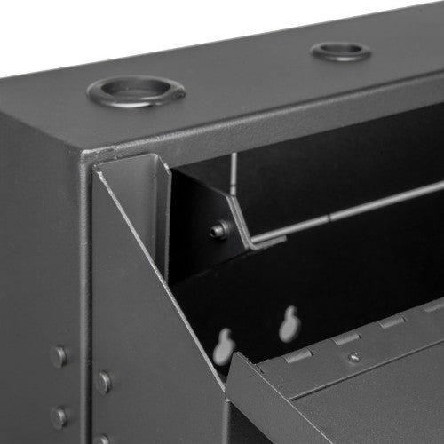 Rocstor Y10E069-B1 rack cabinet 4U Wall mounted rack Black