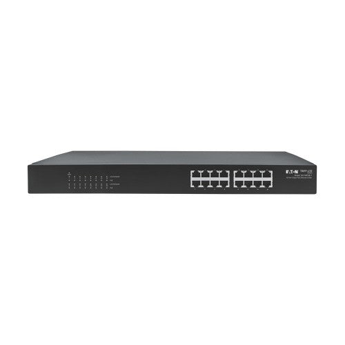 Eaton NG16POE-1 network switch Unmanaged Gigabit Ethernet (10/100/1000) Power over Ethernet (PoE) 1U Black