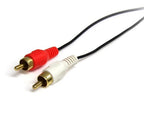 StarTech.com 0.92m, 3.5mm/2xRCA, M/M audio cable 36.2" (0.92 m) Black
