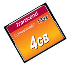Transcend TS4GCF133 memory card 4 GB CompactFlash MLC