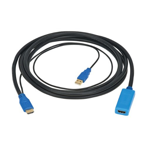Eaton P569-A25-MF-8K6 video cable adapter 300" (7.62 m) HDMI + USB Type-A HDMI Black, Blue