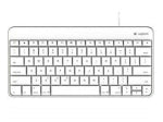 Logitech 920-006341 mobile device keyboard English USB White