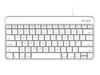 Logitech 920-006341 mobile device keyboard English USB White