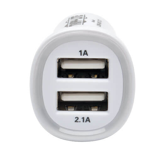 Tripp Lite U280-002-C12 mobile device charger Smartphone, Tablet, Universal White Cigar lighter Auto