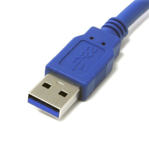 StarTech.com USB3SAUB3 USB cable 35.4" (0.9 m) USB A Micro-USB B 5 Gbit/s Blue