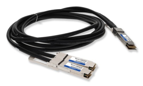 AddOn Networks ADD-Q4AR2Q56MX-P2M InfiniBand/fibre optic cable 78.7" (2 m) QSFP-DD 2x QSFP56 DAC Black