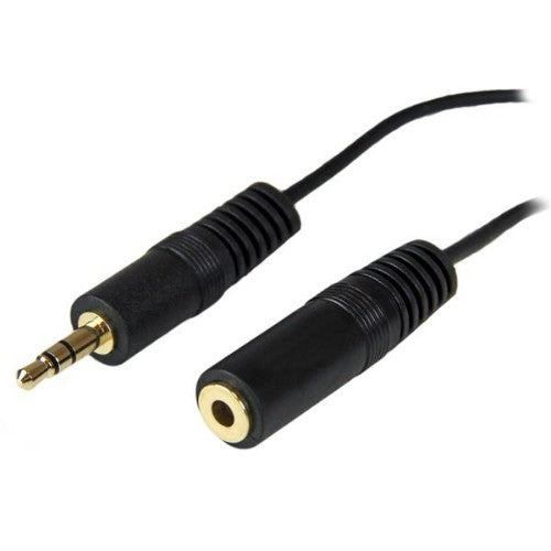 StarTech.com 12ft 3.5mm audio cable 145.7" (3.7 m) Black - Buy IT Solutions