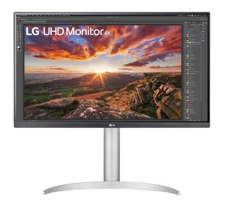 LG 27BP85UK-W computer monitor 27" 3840 x 2160 pixels 4K Ultra HD White