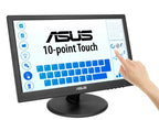 ASUS Touch VT169HE computer monitor 15.6" 1920 x 1080 pixels Full HD LED Touchscreen Tabletop Black