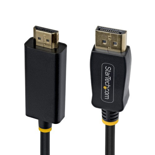 StarTech.com 15F-DP-HDMI-4K60-GR video cable adapter 177.2" (4.5 m) DisplayPort HDMI Type A (Standard) Black