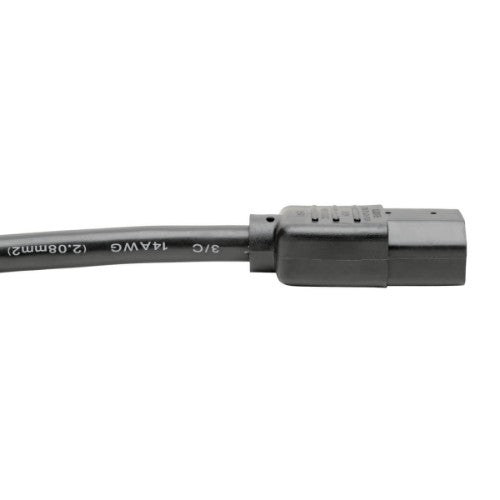 Tripp Lite P005-18N power cable Black 18.1" (0.46 m) C13 coupler C14 coupler