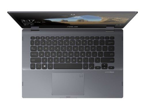 ASUS Vivobook Flip TP412UA-DB71T laptop Intel® Core™ i7 i7-8550U Hybrid (2-in-1) 14" Touchscreen Full HD 8 GB LPDDR4-SDRAM 256 GB SSD Wi-Fi 4 (802.11n) Windows 10 Home Gray