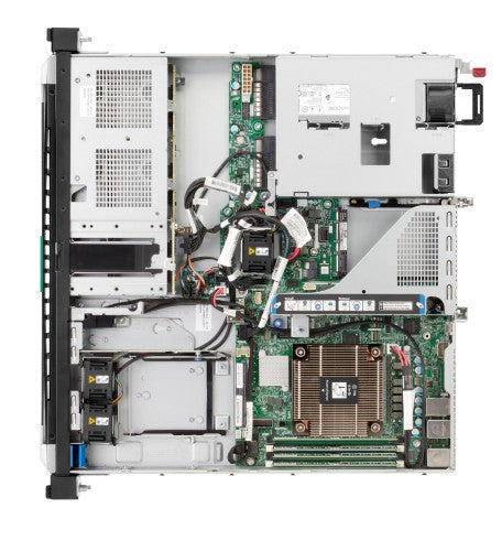 HPE ProLiant DL20 Gen11 6325P 3.5GHz 4c 1P 1x32GB-U 4SFF MR408i-o 2x600GB HDD 2x500W PS NA Server