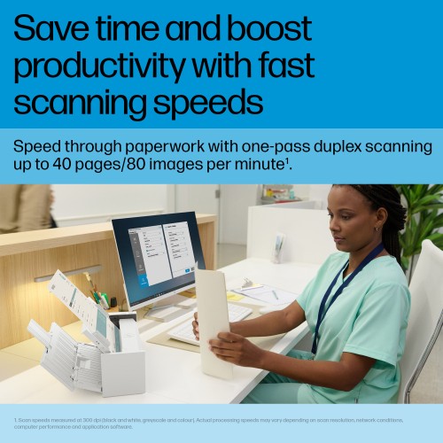 HP ScanJet Pro 4200 s1 ADF scanner 600 x 600 DPI A4 Blue, White