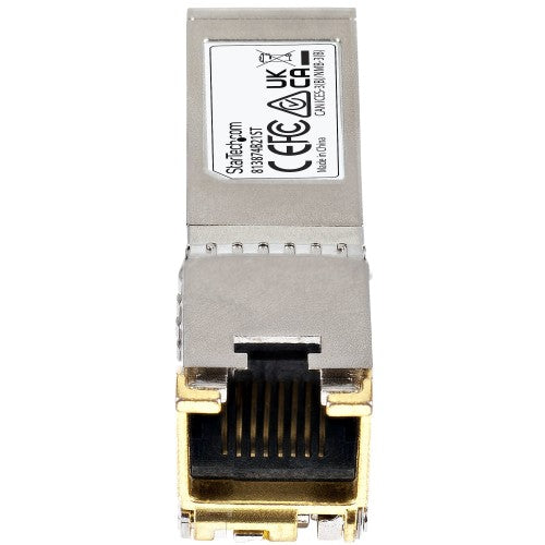 StarTech.com 813874B21ST network transceiver module Copper 10000 Mbit/s SFP+