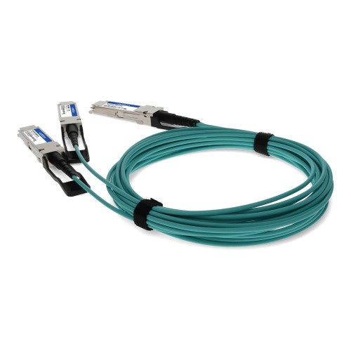 AddOn Networks MFS1S50-H005V-AO InfiniBand/fibre optic cable 196.9" (5 m) QSFP56 2x QSFP56 AOC Aqua color