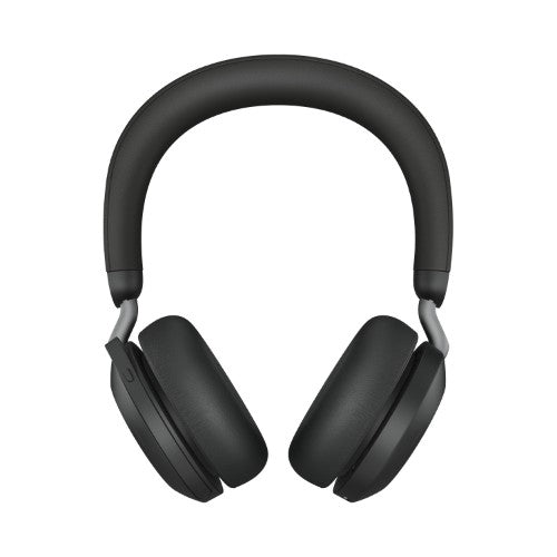 Jabra Evolve2 75 Headset Wireless Head-band Office/Call center USB Type-C Bluetooth Charging stand Black