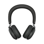 Jabra Evolve2 75 Headset Wireless Head-band Office/Call center USB Type-C Bluetooth Charging stand Black